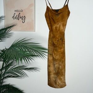 Bebe Midi Tie Dye Dress